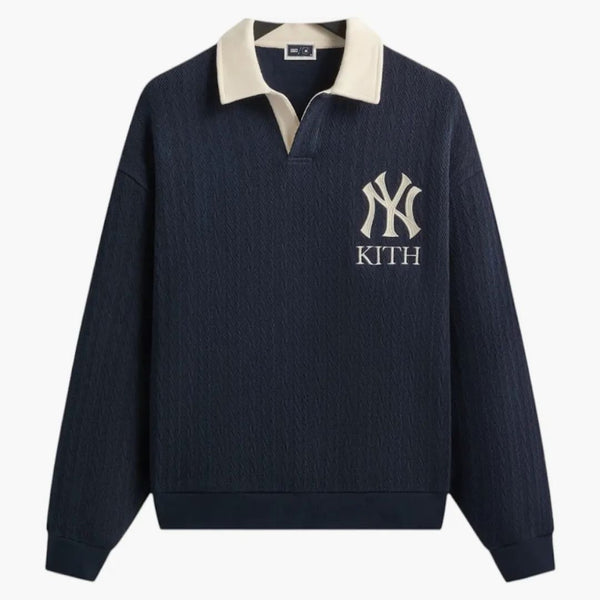 Kith X New York Yankees Cable Fleece Nelson Sweatshirt Nocturnal