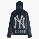 Kith X New York Yankees Faux Fur Jacquard Jaysen Hoodie Nocturnal