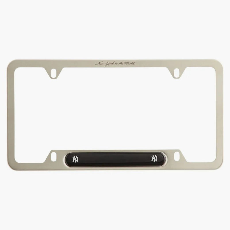 Kith X New York Yankees License Plate Silver