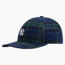 KITH X New York Yankees Plaid New era Cap Blackwatch