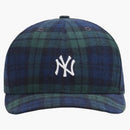 KITH X New York Yankees Plaid New era Cap Blackwatch
