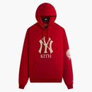 Kith X New York Yankees Plush Fleece Cropped Braxton Hoodie Fame