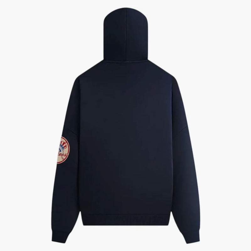 Kith X New York Yankees Plush Fleece Cropped Braxton Hoodie Nocturnal