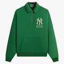 Kith X New York Yankees Quarter Zip Popover Sweatshirt Kelly