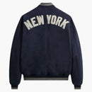 Kith X New York Yankees Suede Porter Bomber Jacket Nocturnal