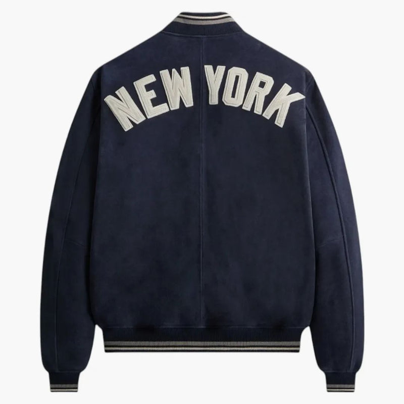 Kith X New York Yankees Suede Porter Bomber Jacket Nocturnal