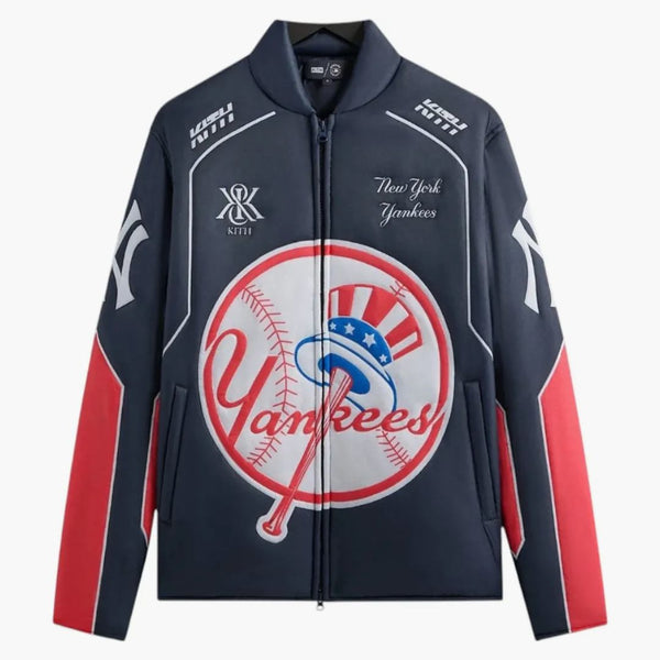 Kith X New York Yankees Zip Brixton Puffed Shirt Jacket Nocturnal