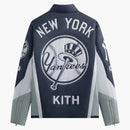 Kith X New York Yankees Zip Brixton Puffed Shirt Jacket Statue
