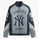 Kith X New York Yankees Zip Brixton Puffed Shirt Jacket Statue