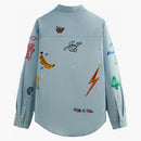 Kith X Otakara Nyc Denim Apollo Shirt Light Indigo