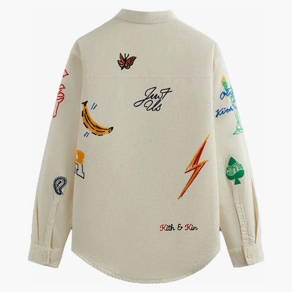 Kith X Otakara Nyc Denim Apollo Shirt Sandrift