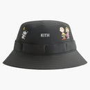 Kith x Peanuts 75 Clemens Bucket ha nero