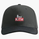 Kith X Peanuts 75 Twill Aaron Classic Suede Brim Cap Black