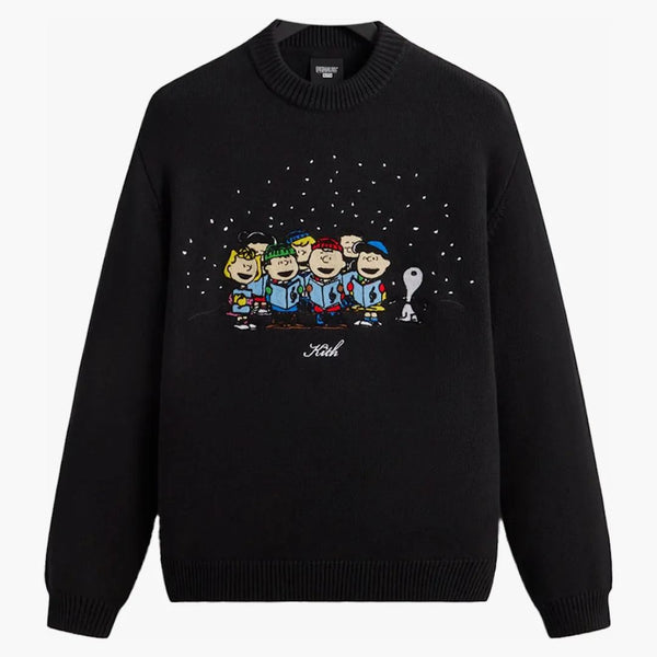 Kith X Peanuts Christmas Carol Sweater Black