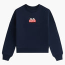 Kith X Peanuts Kids Doghouse Classic Logo Crewneck Nocturnal