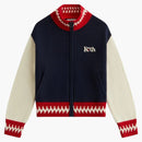 Kith X Peanuts Kids Globe Wyona Full Zip Sweater Nocturnal