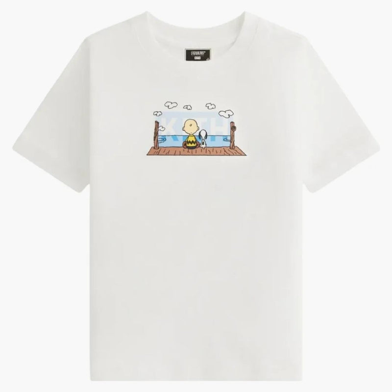 Kith X Peanuts Kids Ocean View Classic Logo Tee White
