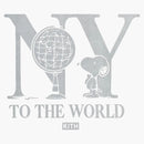 Kith X Peanuts New York To The World Vintage Tee Black
