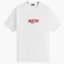 Kith X Peanuts Snoopy Skateboard Fast Logo Tee White
