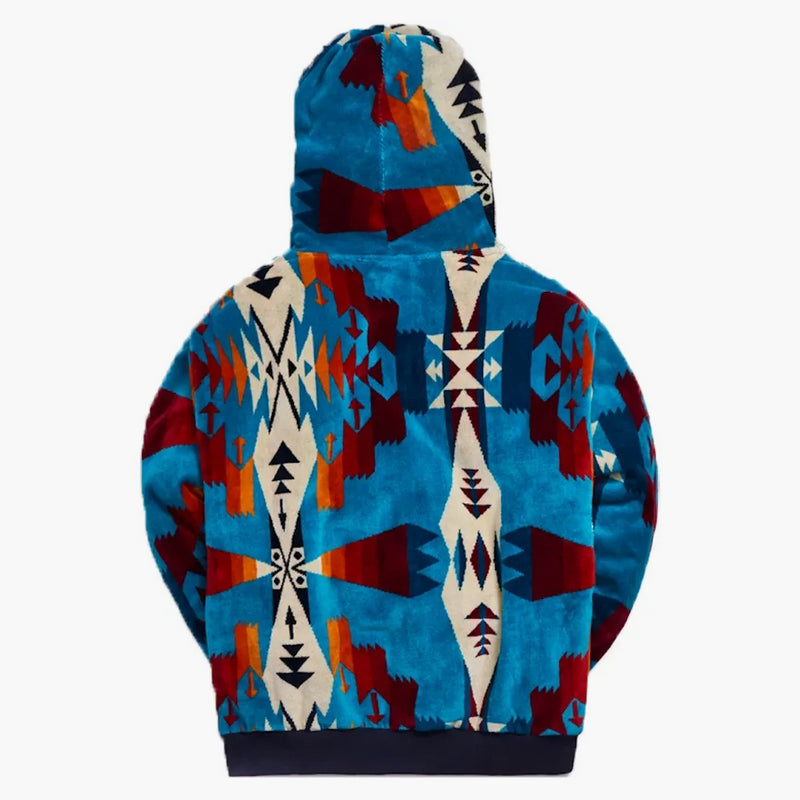 Kith X Pendleton Terry Williams Hoodie Turquoise/Multi