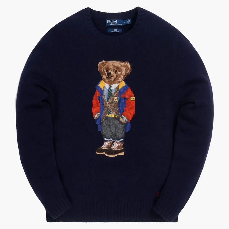 Kith X Polo Ralph Lauren Outdoor Bear Crewneck Navy