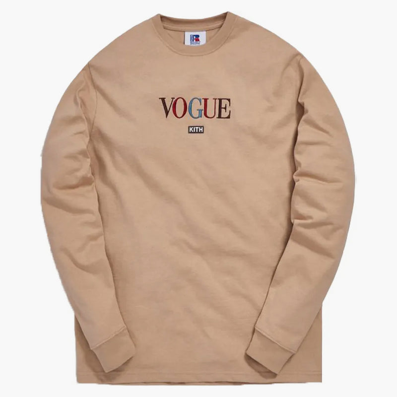 Kith X Russell Athletic X Vogue Brooklyn L/s Tee Sesame