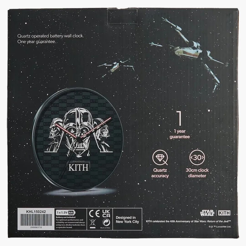 Kith x Star Wars Darth Vader Wall Clock Black