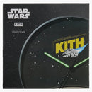 Kith X Star Wars Millennium Falcon Ship Wall Clock Black