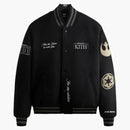 Kith X Star Wars Swarovski Crystals Anniversary Varsity Jacket Black