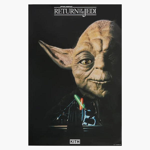 Kith x Star Wars Yoda plakát vícebarev