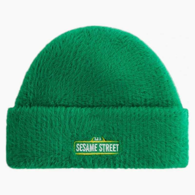 KITH X Sesame Street Baby Grouch Mia Beanie Reptile