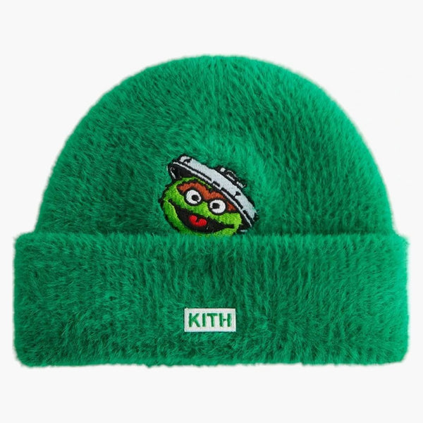 KITH X Sesame Street Baby Grouch Mia Beanie Reptile
