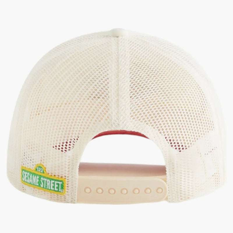KITH X Sesame Street Kids Elmo Trucker has Sandrift