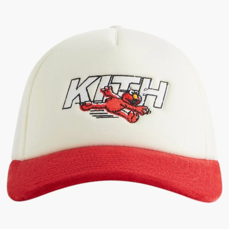 KITH X Sesame Street Kids Elmo Trucker has Sandrift