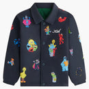 Kith X Sesame Street Kids Reversible Coaches Jacket Black