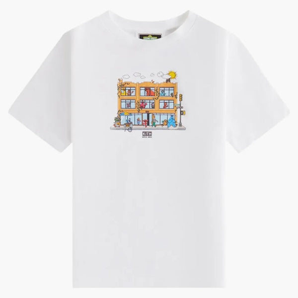 Kith X Sesame Street Kids Store Tee White