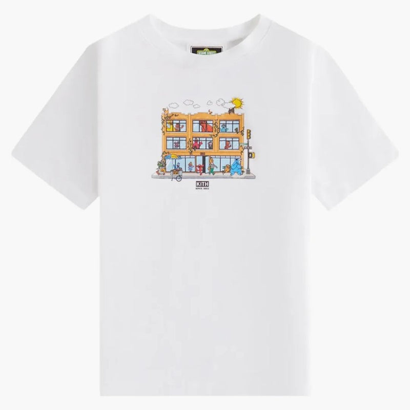 Kith X Sesame Street Kids Store Tee White