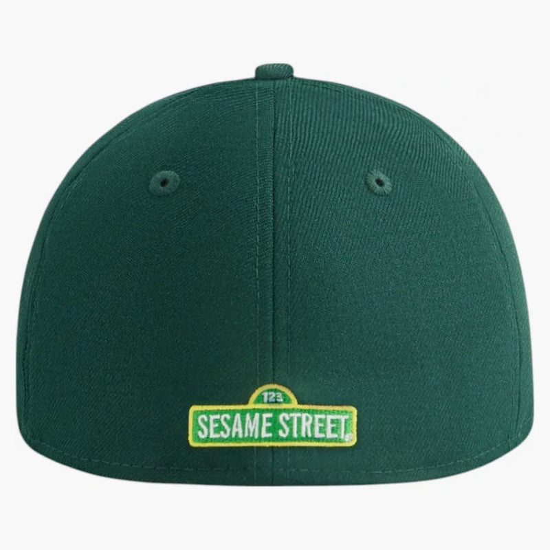 KITH X Sesame Street New Era Oscar the Grouch 59fifty Low Profile Fitted Cap Stadium