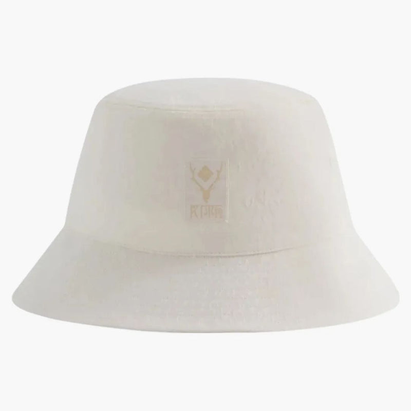 Kith X South2 West8 For Columbia Leopard Jacquard Dawson Bucket Sandrift