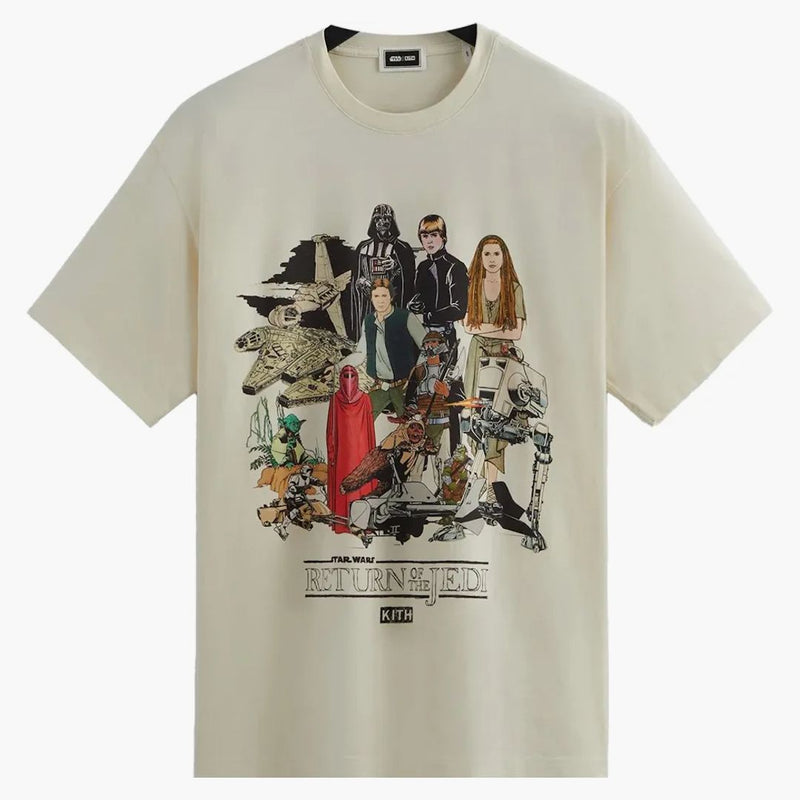 Kith X Star Wars Illustration Vintage Tee Sandrift Ph