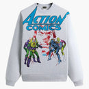 Kith X Superman Action Comics Nelson Crewneck Light Heather Grey