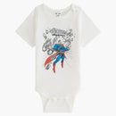 Kith X Superman Baby Chains Vintage Bodysuit White
