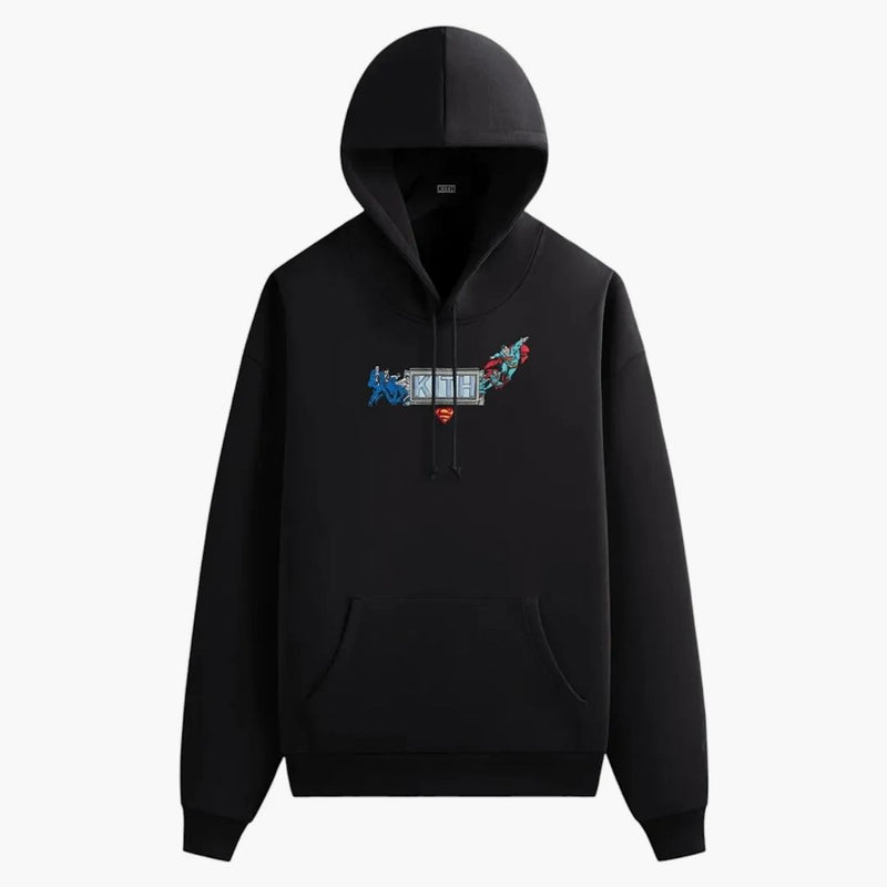 Kith X Superman Booth Nelson Hoodie Black