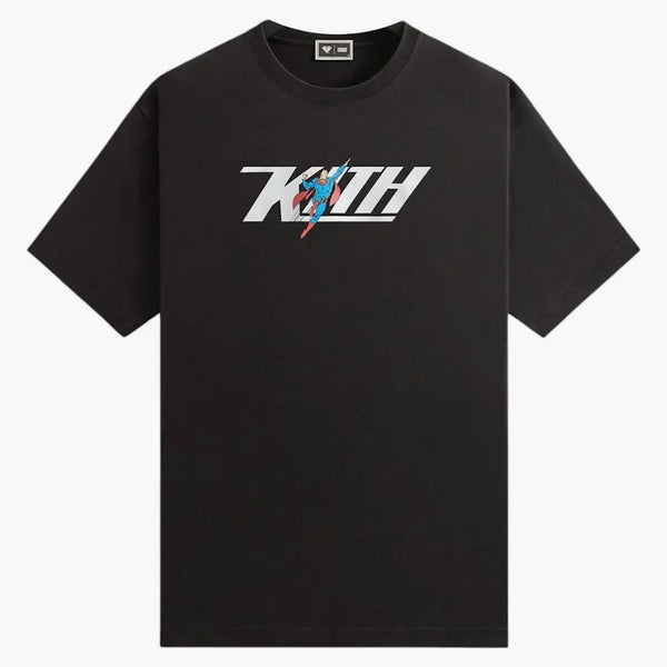 Kith X Superman Flight Vintage Tee Black