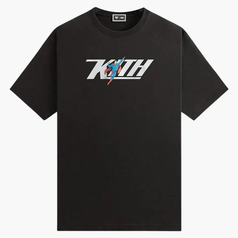 Kith X Superman Flight Vintage Tee Black