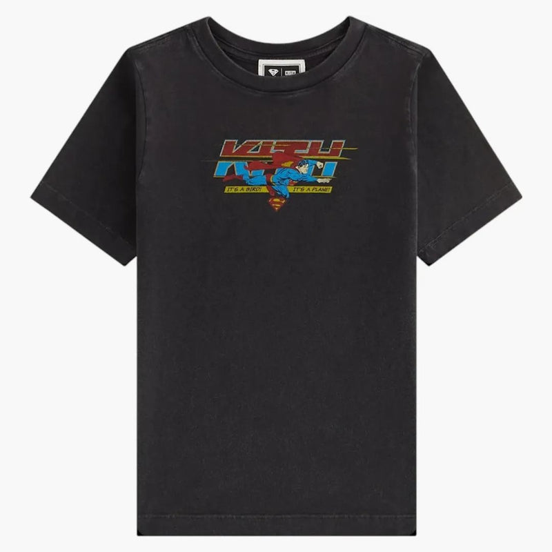 Kith X Superman Kids It's A Bird Vintage Tee Black