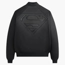 Kith X Superman Satin Bomber Jacket Black