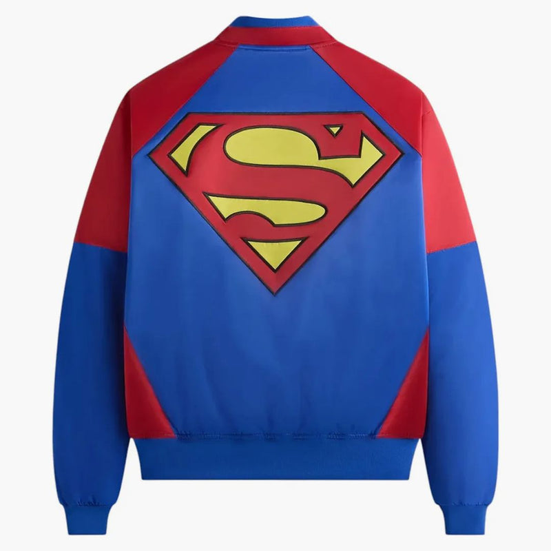 Kith X Superman Satin Bomber Jacket Cyclone