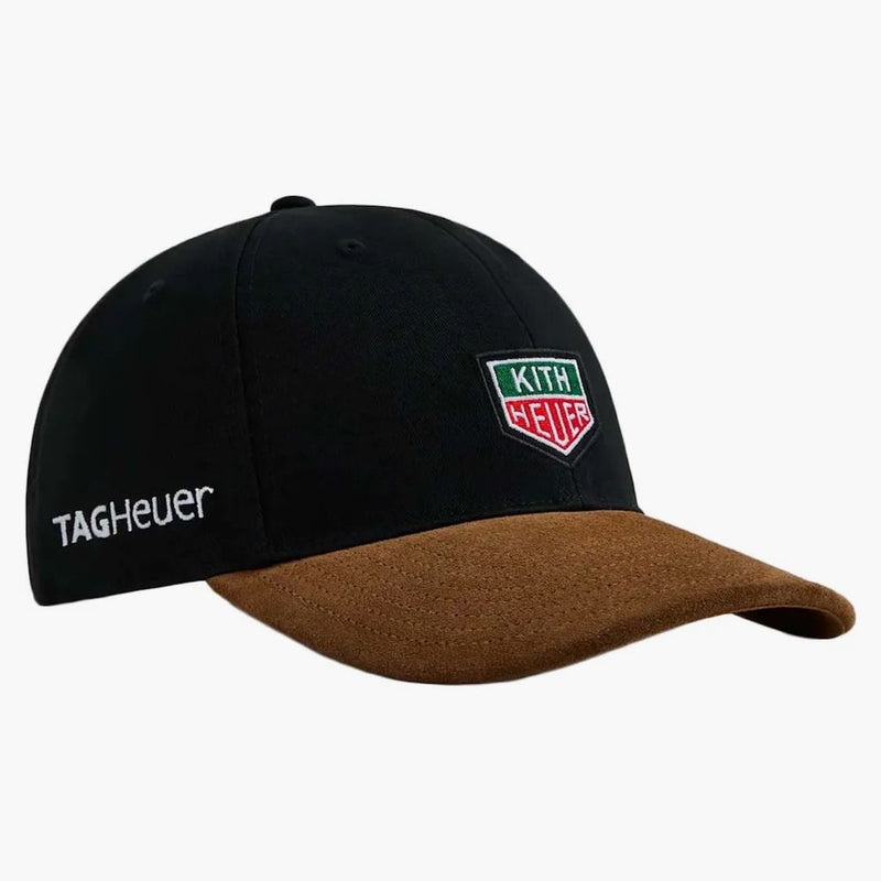 KITH X Tag Heuer Formula 1 Aaron Suede Brim Cap Black
