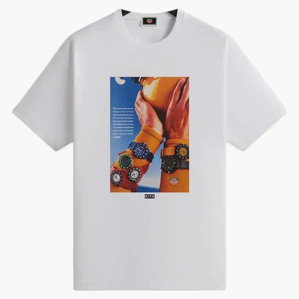 ★24SS 最新作★TAG Heuer Formula 1 Kith Scuba Vintage Tee Kith x Tag Heuer Formuła 1 herbata - kup w Hypenegan